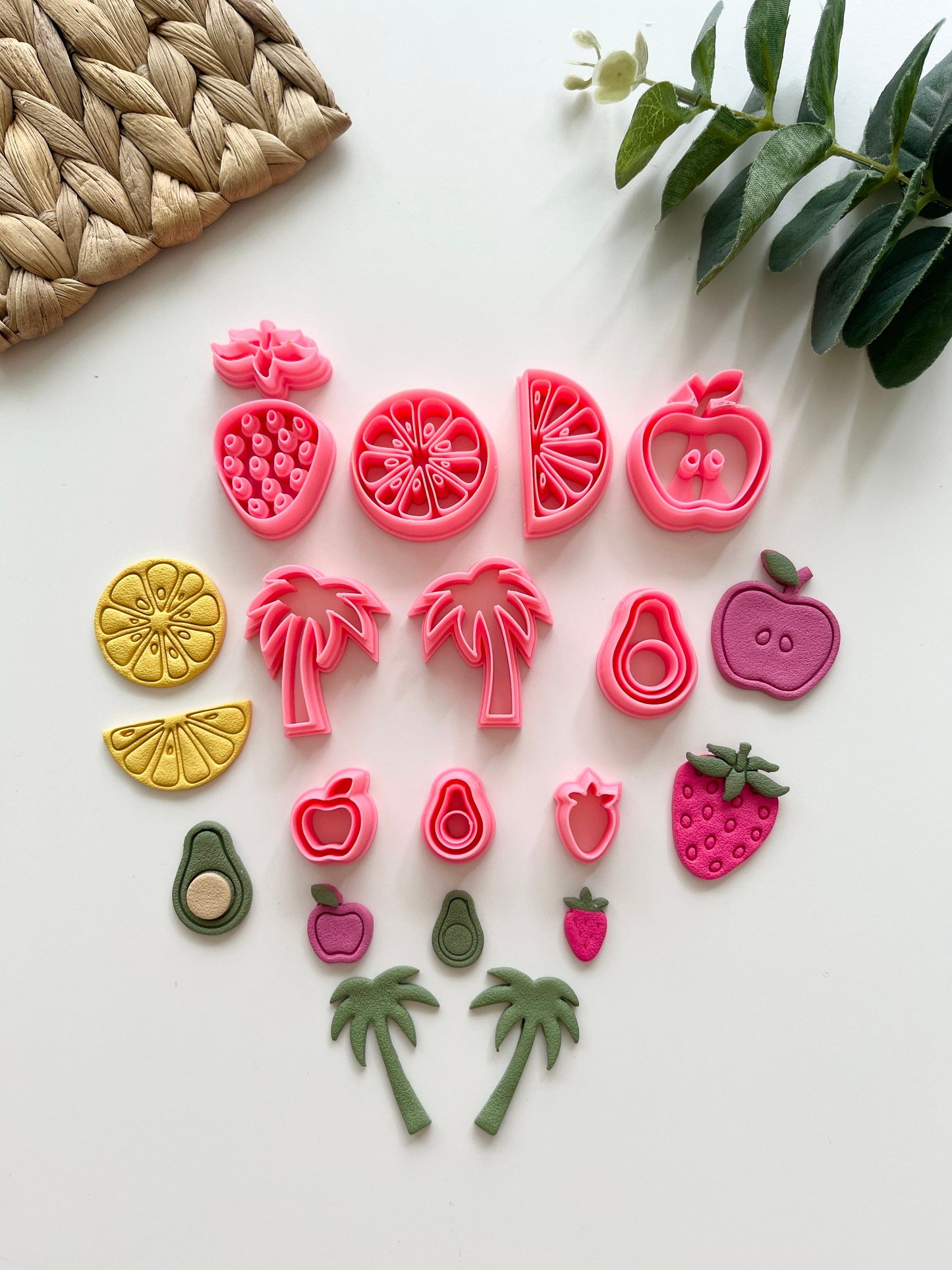 Lot de fruits d'été