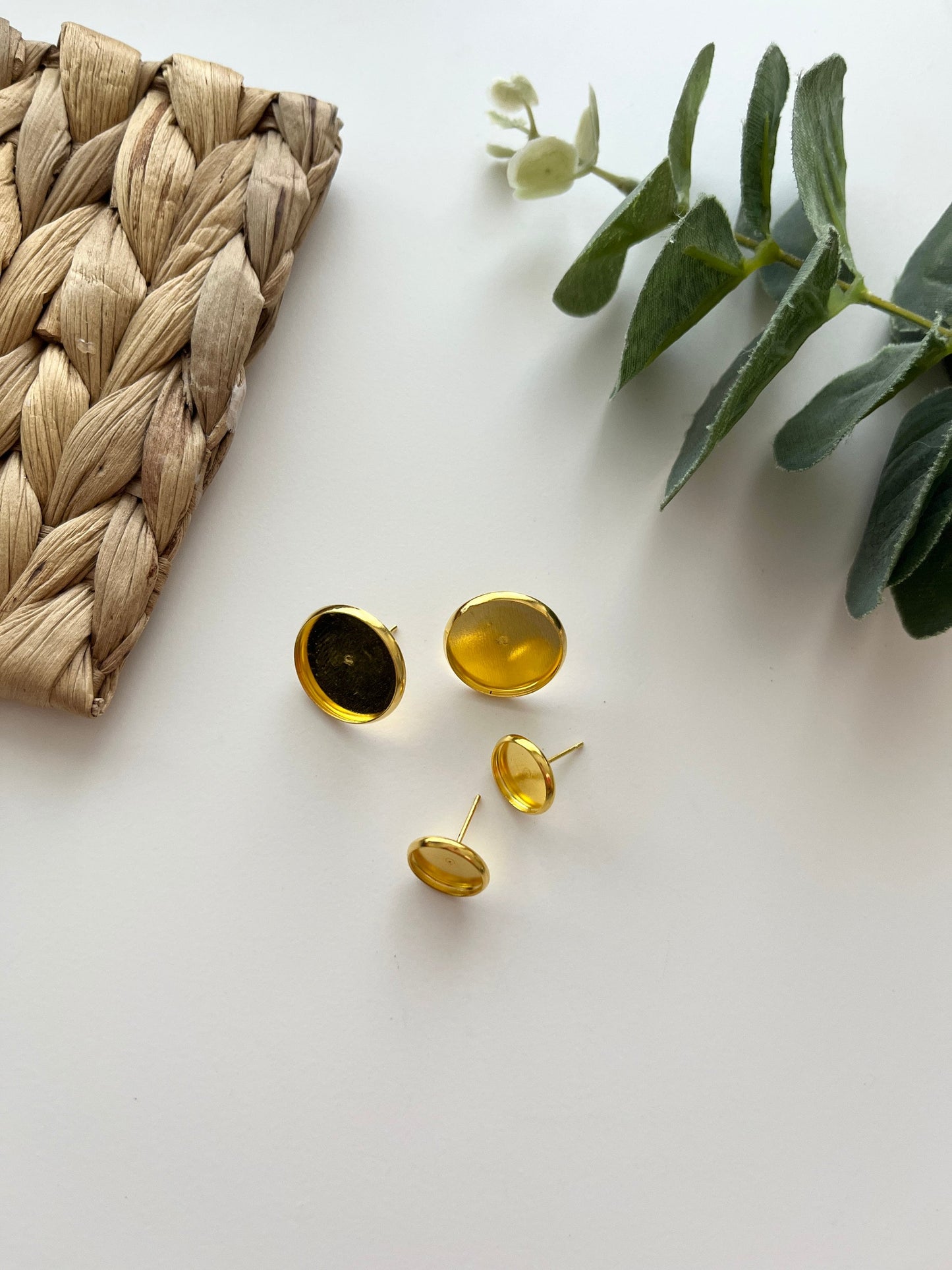 Circle Earring Base Studs