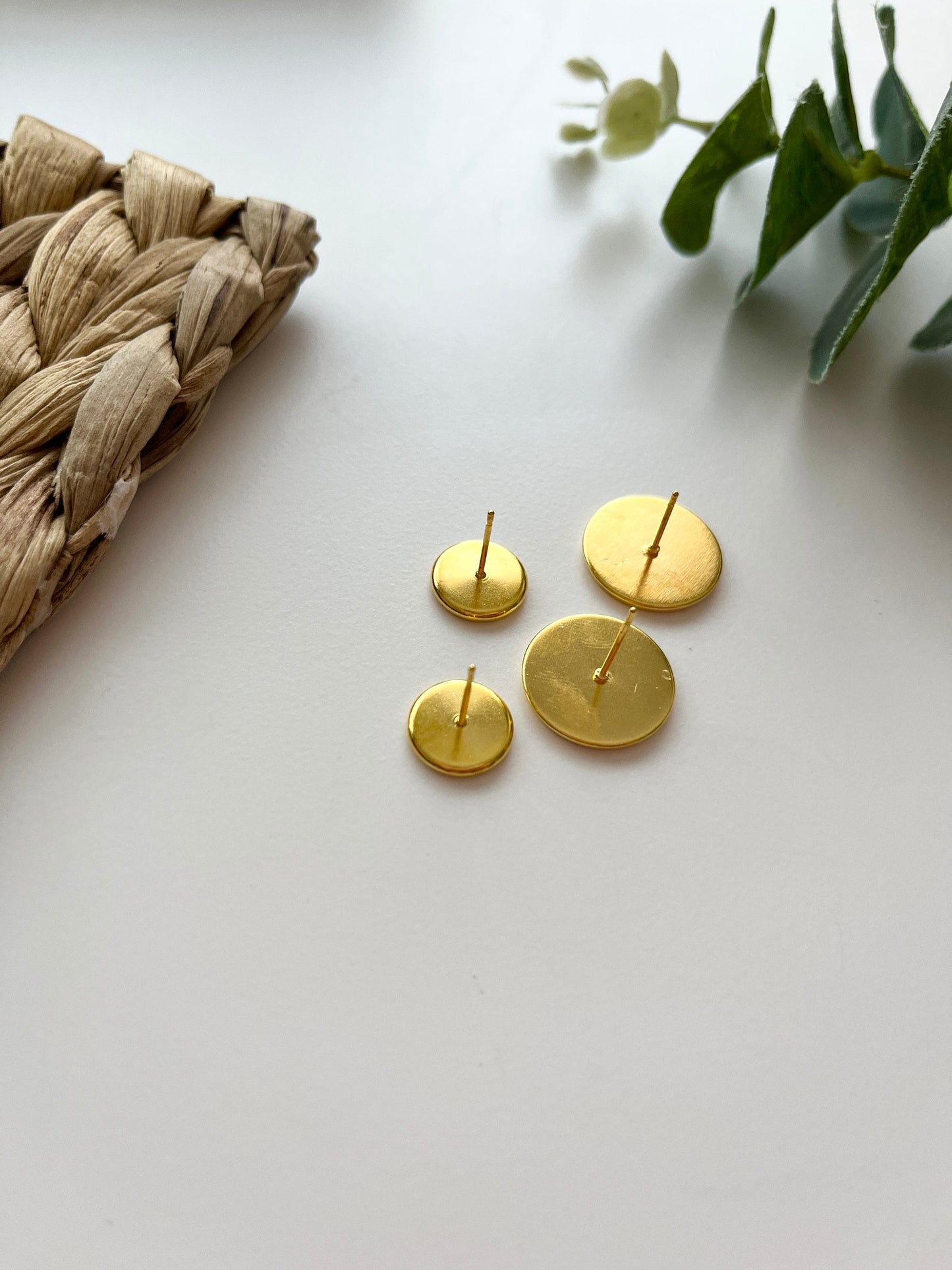 Circle Earring Base Studs
