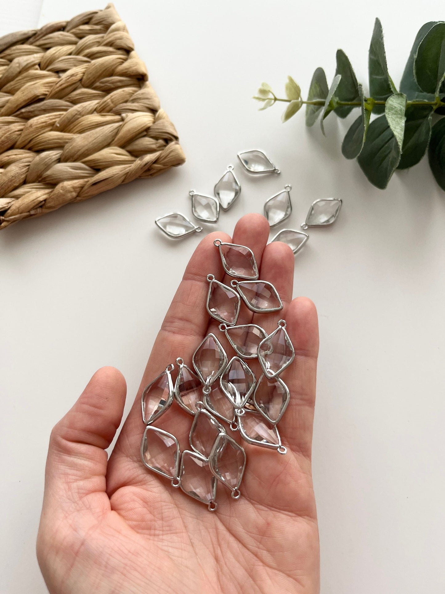 Organic Rhombus Charms