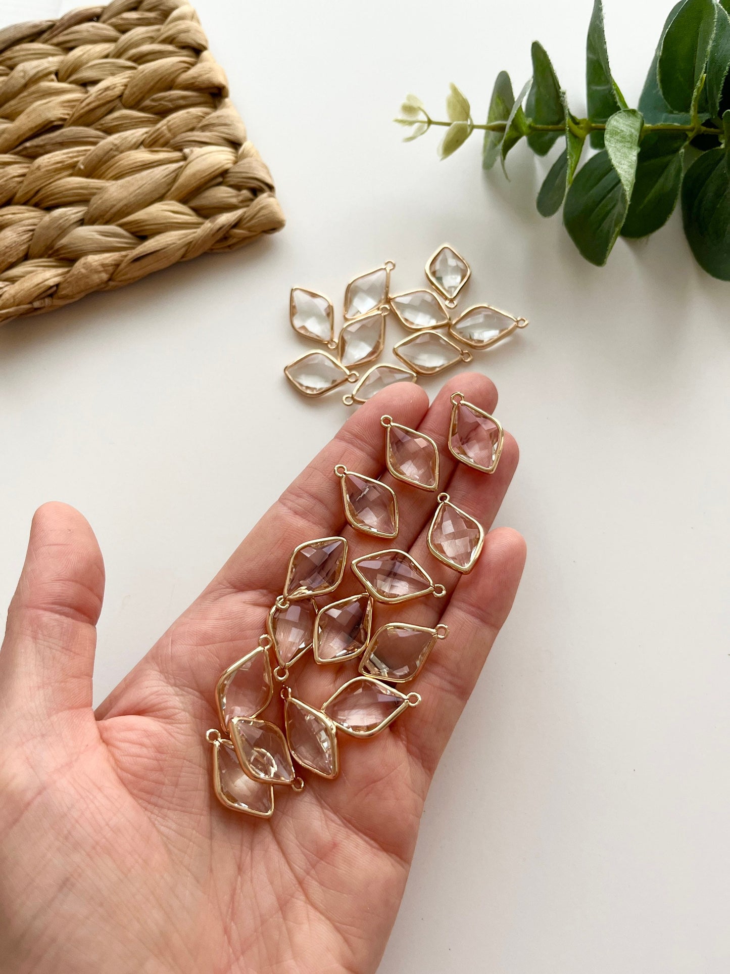 Organic Rhombus Charms
