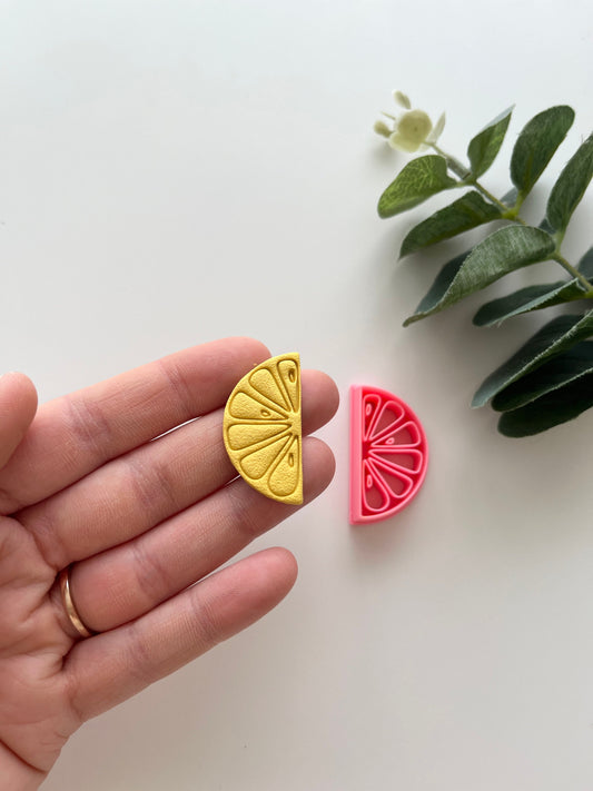 Half Embossed Lemon