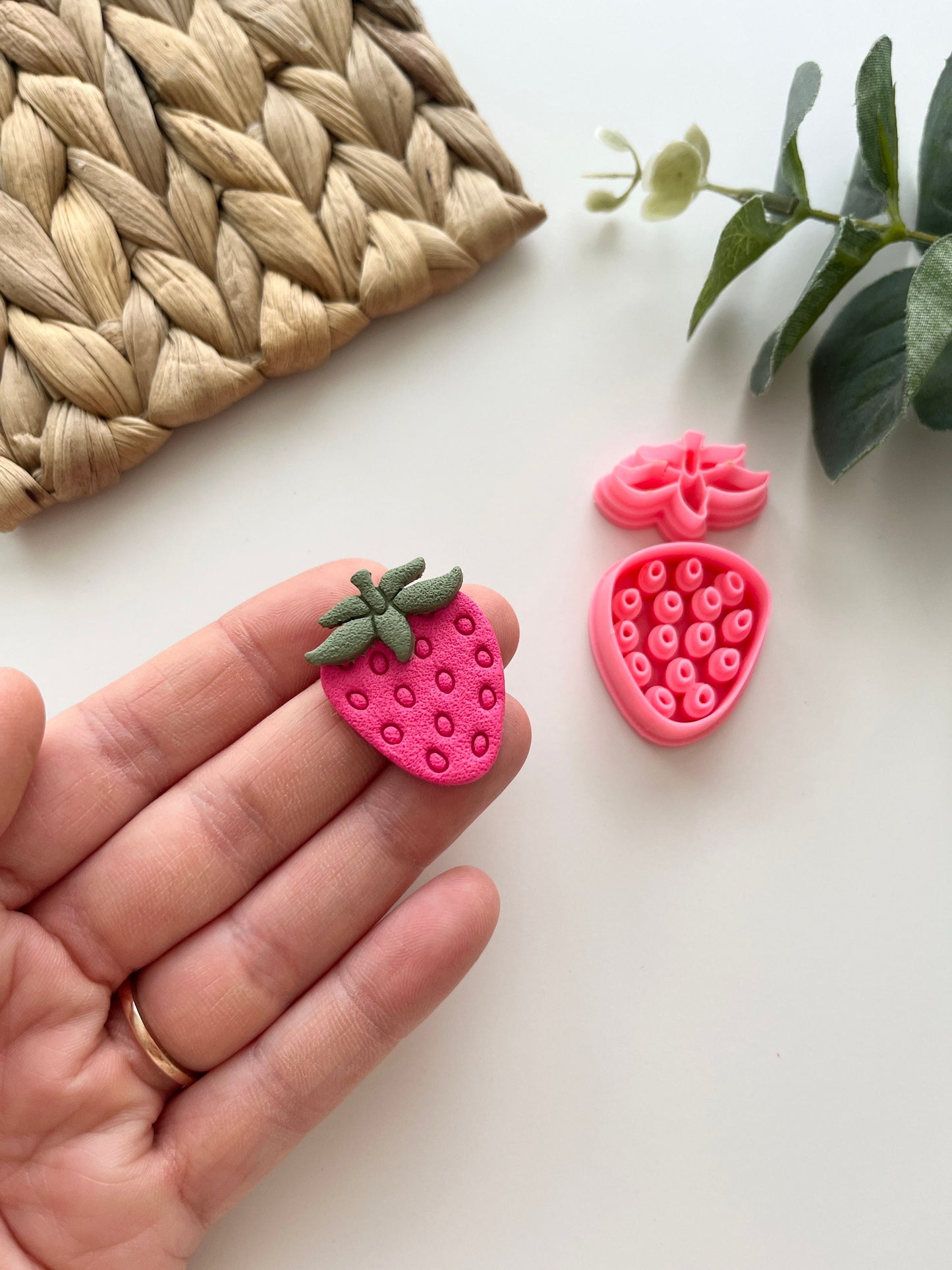Ensemble Fraise en relief