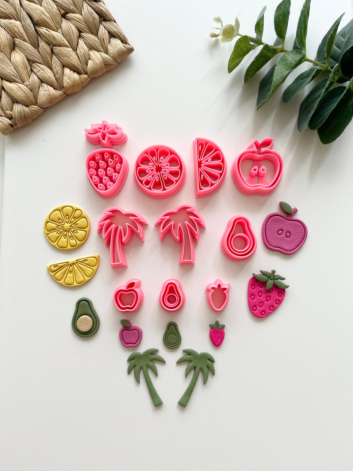Lot de fruits d'été