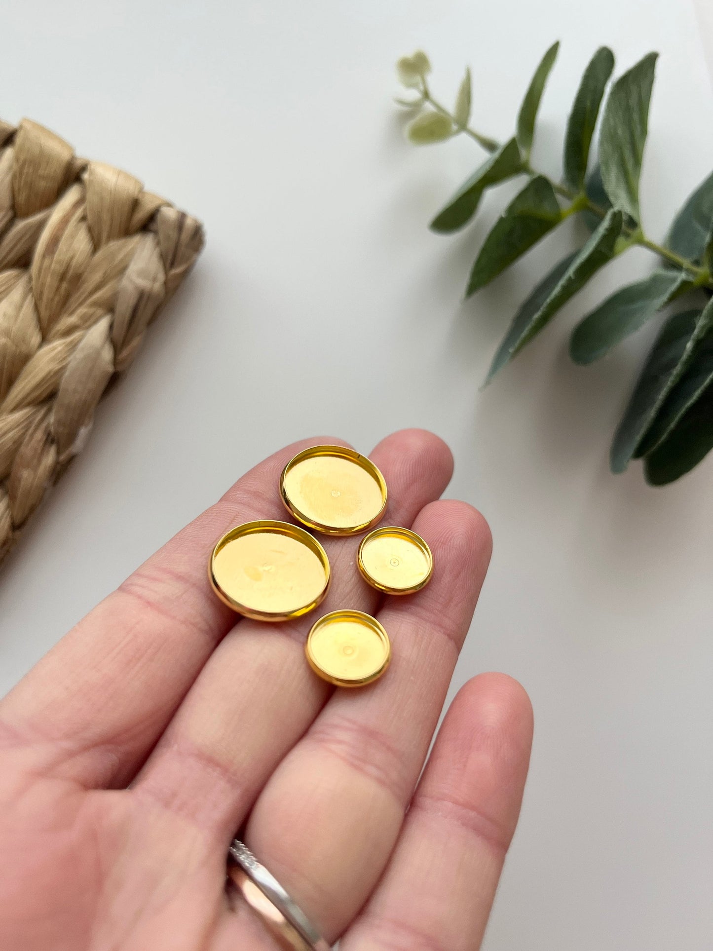 Circle Earring Base Studs