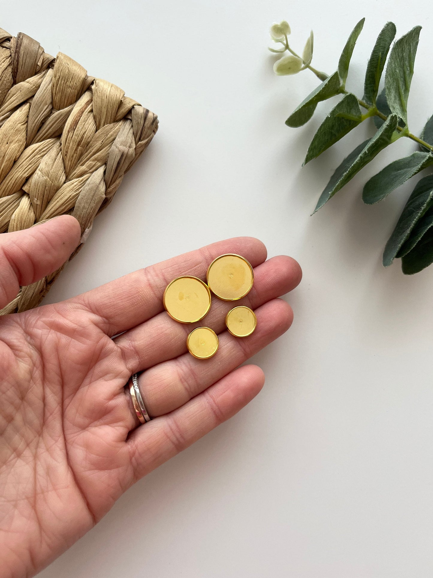 Circle Earring Base Studs