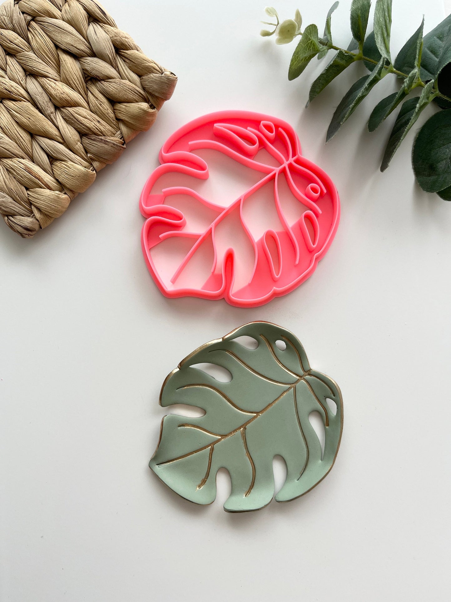 Plat à bijoux Monstera