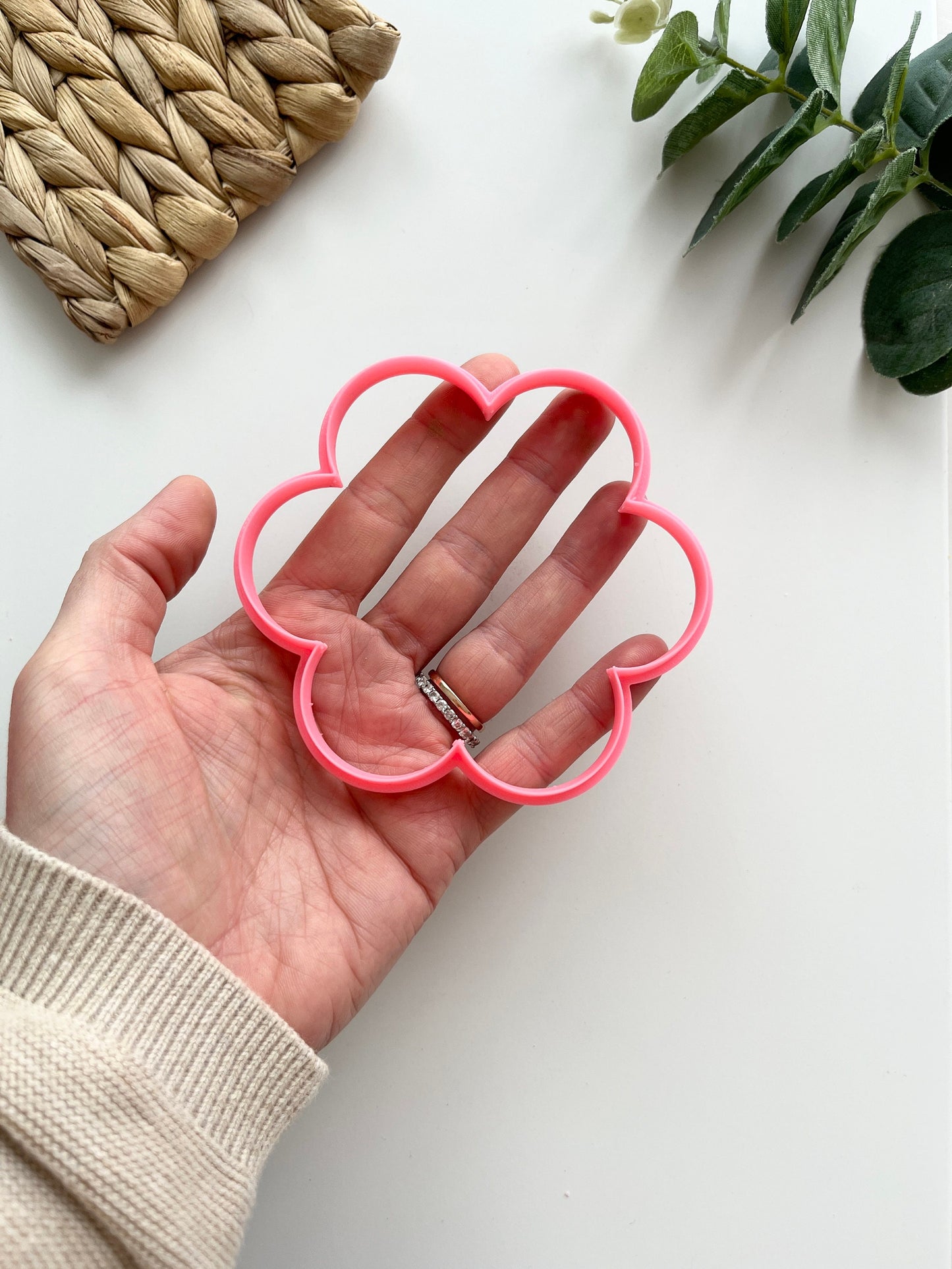 Plat à bijoux marguerite à 6 pétales