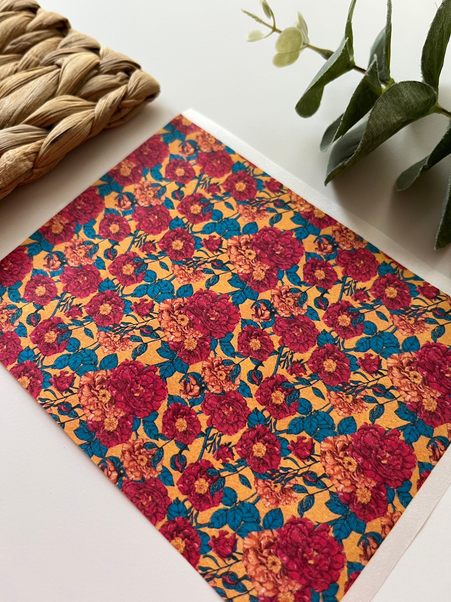 Autumn Roses Image Transfer Paper
