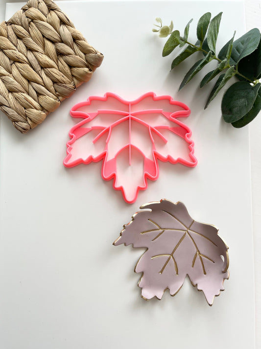 Plat à bijoux en feuille d'érable