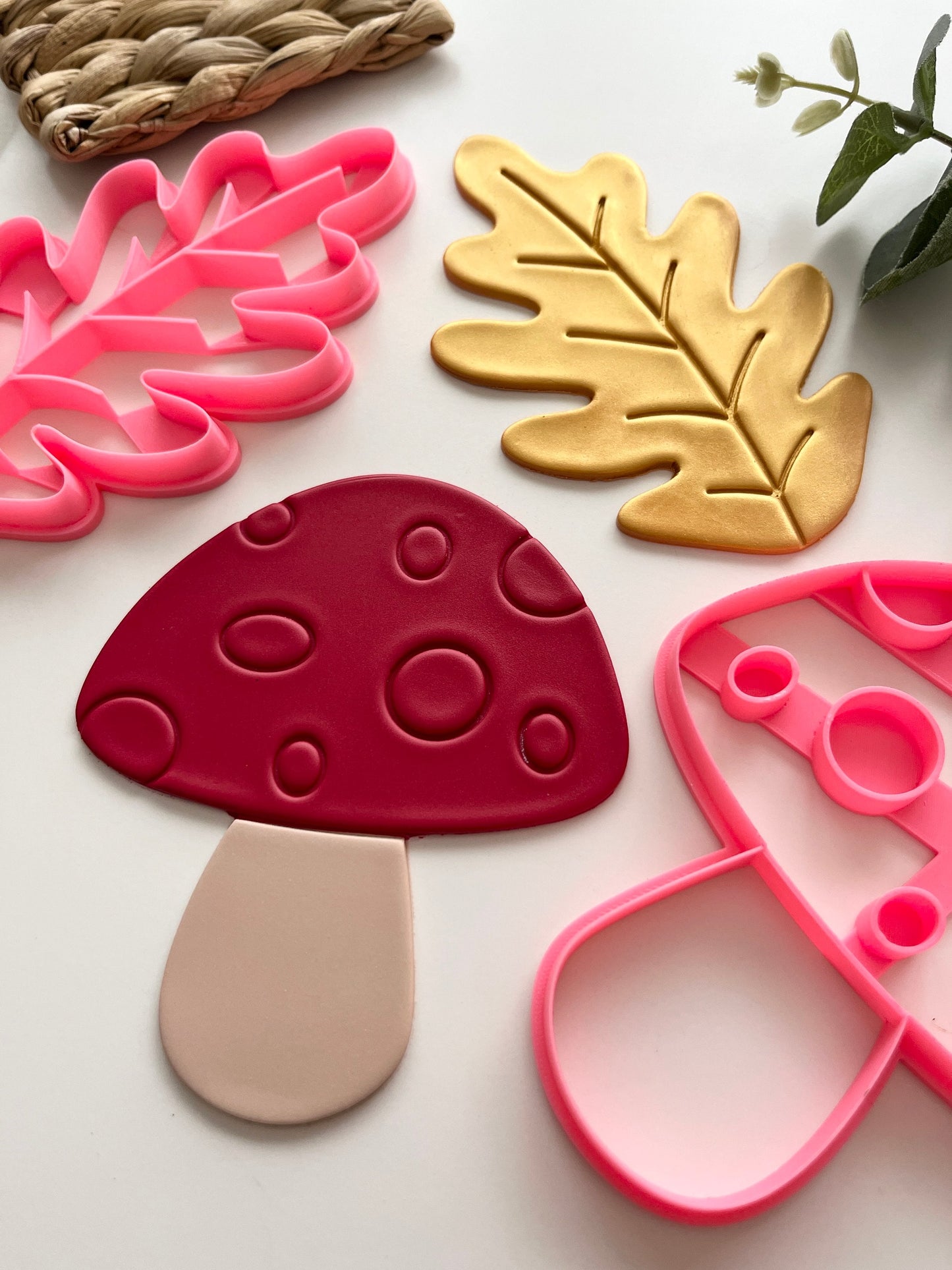 Plat à bijoux en feuille de chêne