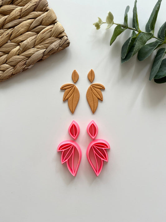 Ensemble de pendentifs à trois feuilles