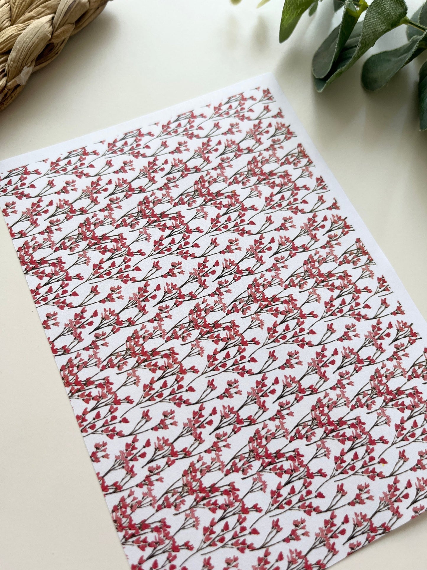 Autumn Twigs Image Transfer Paper