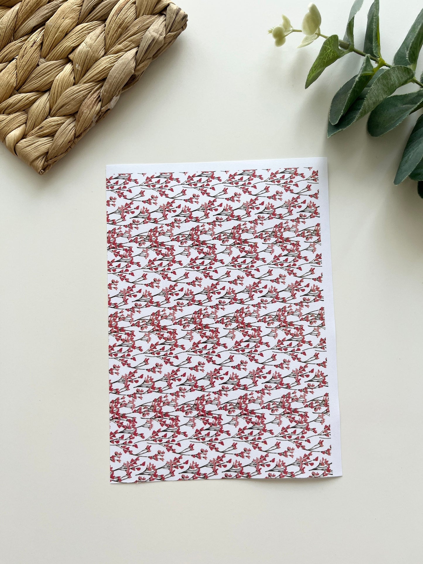 Autumn Twigs Image Transfer Paper