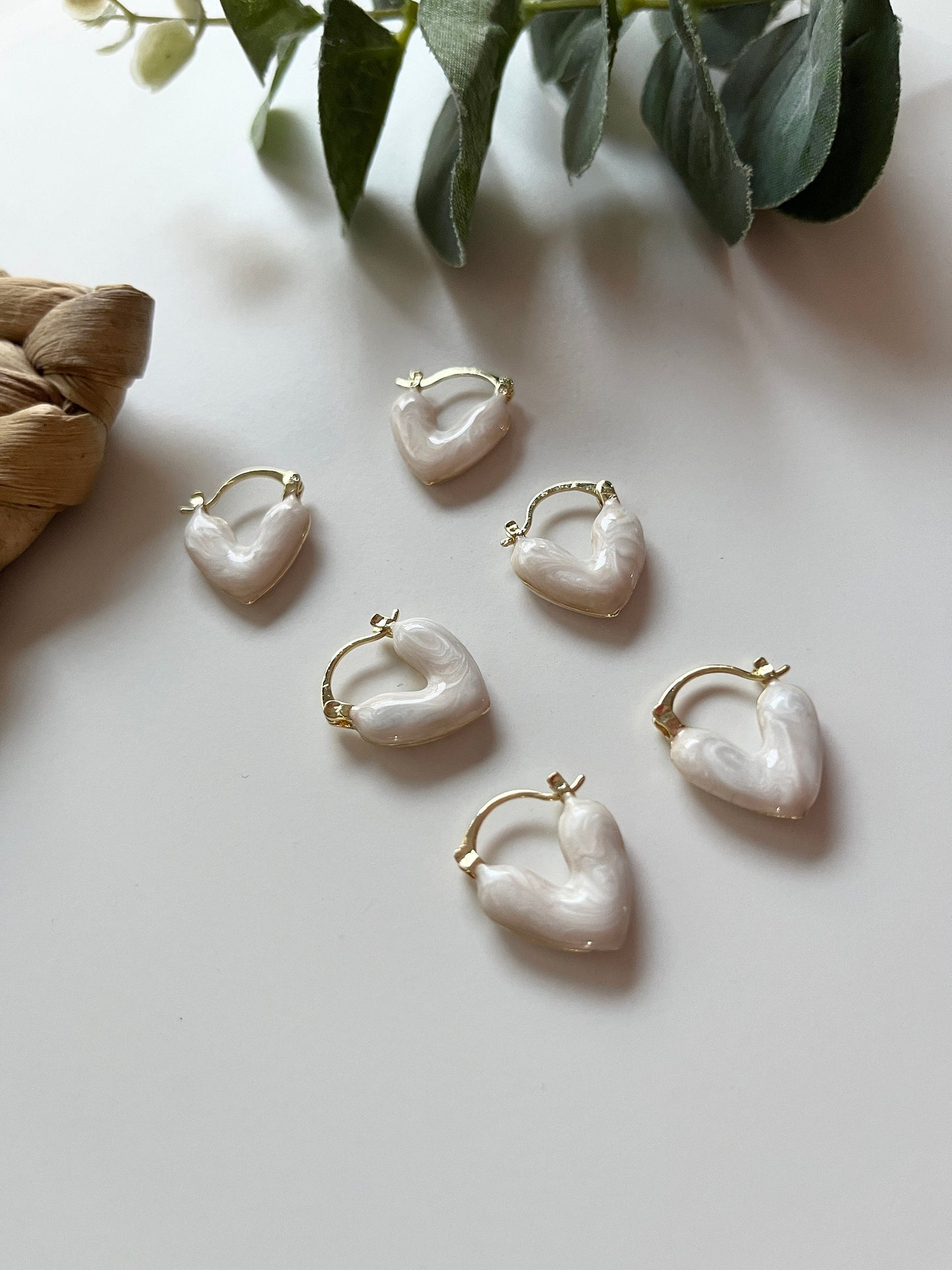 Heart Hoop Earrings