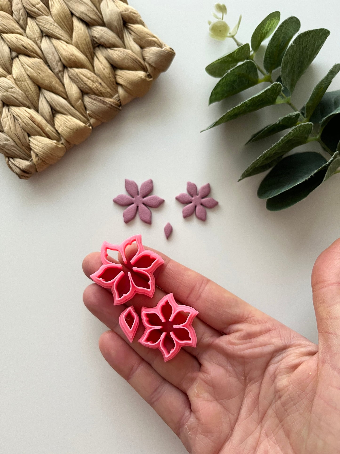 Ensemble de coupe-fleurs 3D