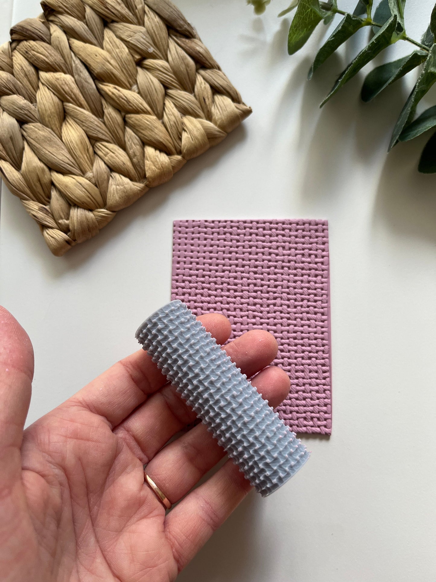 Mini Woven Texture Roller