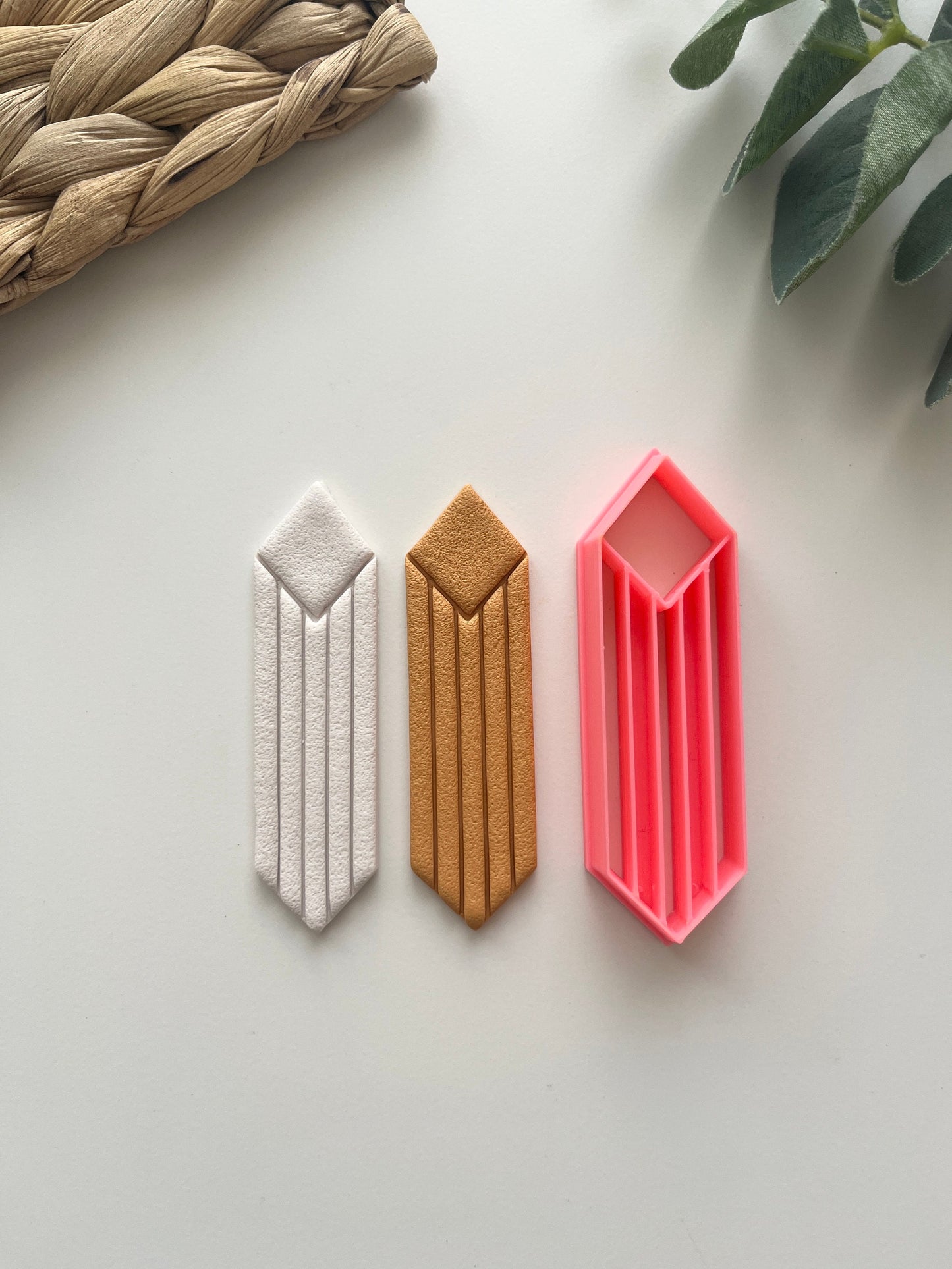 Diamant long en relief