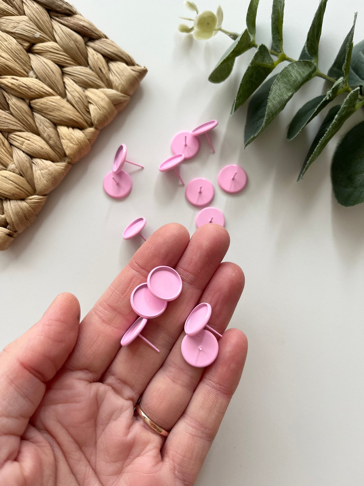 Pink Earring Base