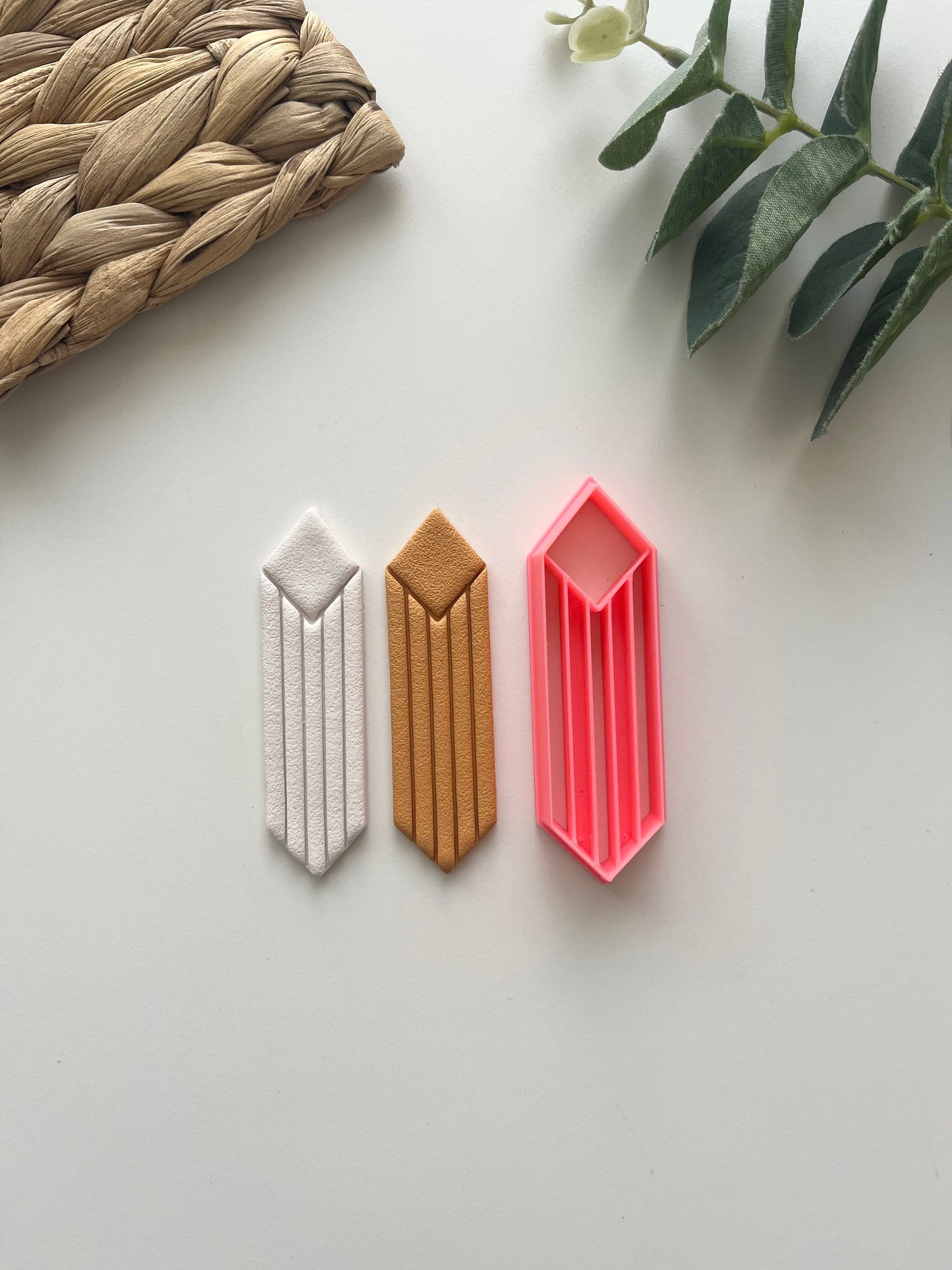 Diamant long en relief